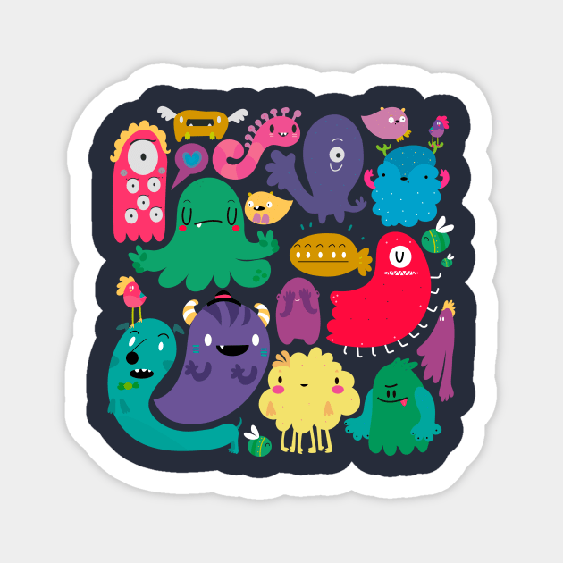 Monsters Sticker by Mjdaluz